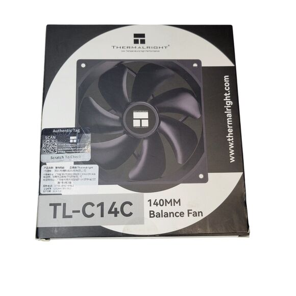 Thermalright TL-C14C CPU Cooling Fan 140mm, PWM Silent Computer Cooler NEW - Picture 1 of 4